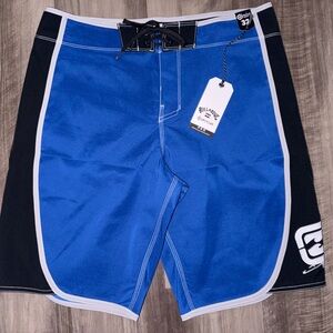 Billabong Black and Blue Board Shorts size 32